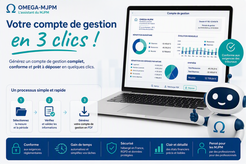 Compte de gestion MJPM en 3 clics | OMEGA-MJPM